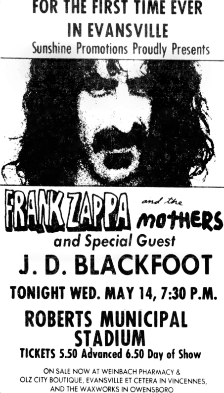 14/05/1975Roberts Municipal Stadium, Evansville, IN